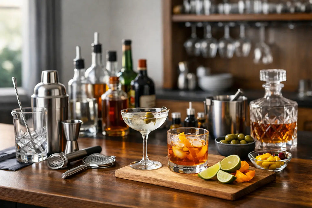 Home Bar Ausstattung für Anfänger richtig planen