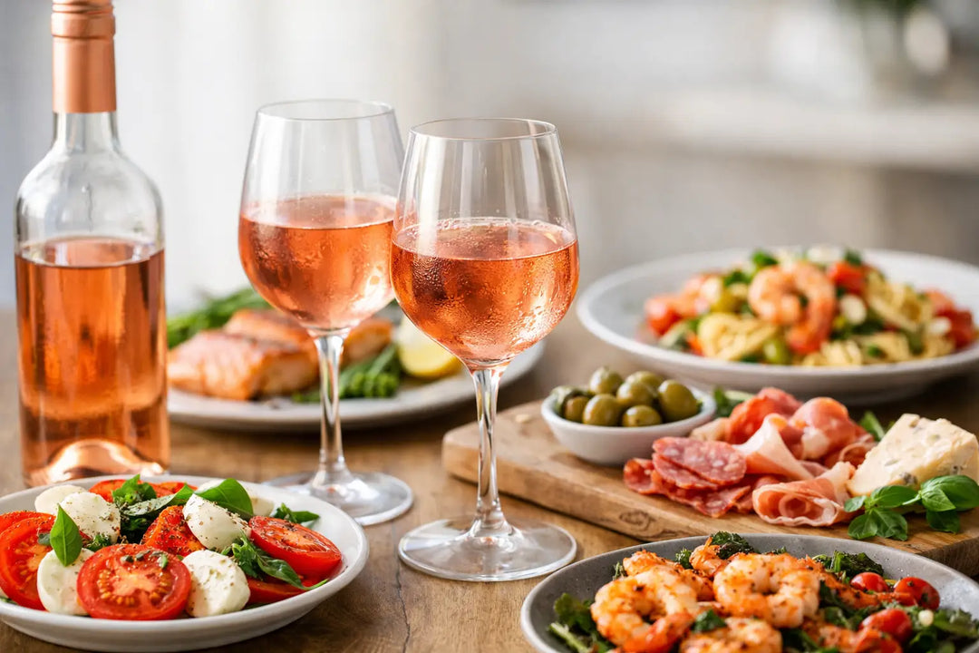 Roséwein zum Essen: Die besten Kombinationen