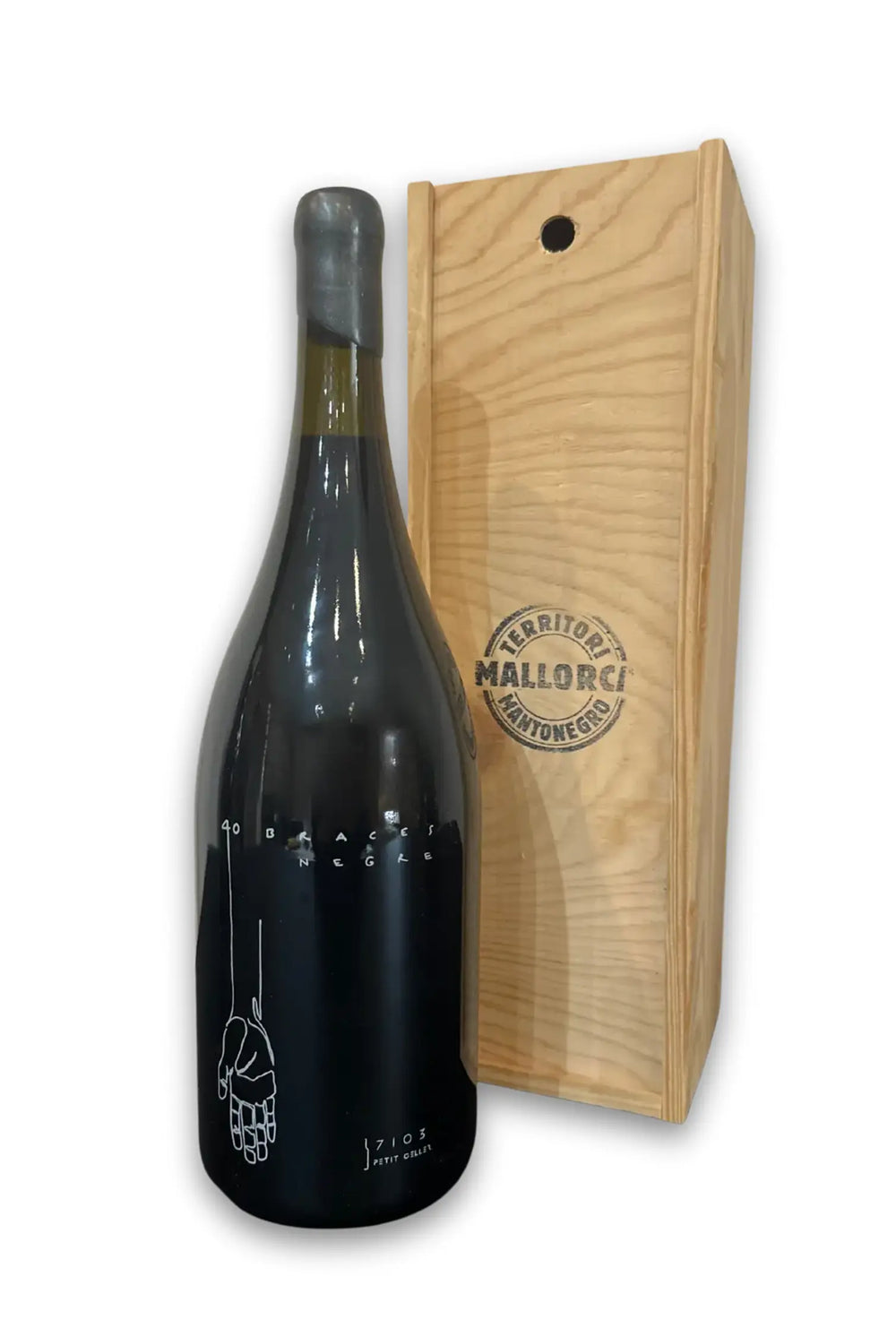 40 braces negre mit Box