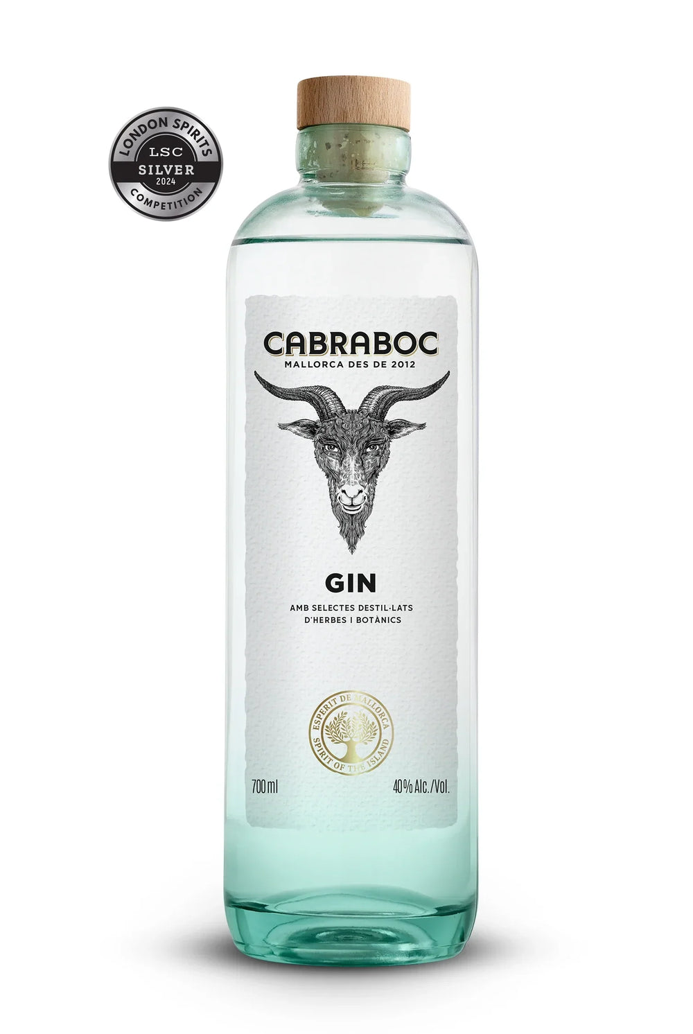 Cabraboc Gin mit Auszeichnung Flasche Freisteller