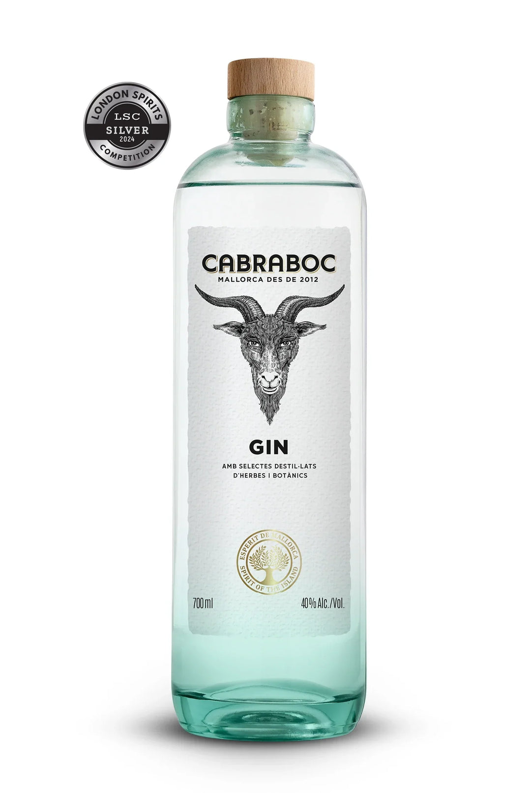 Cabraboc Gin mit Auszeichnung Flasche Freisteller