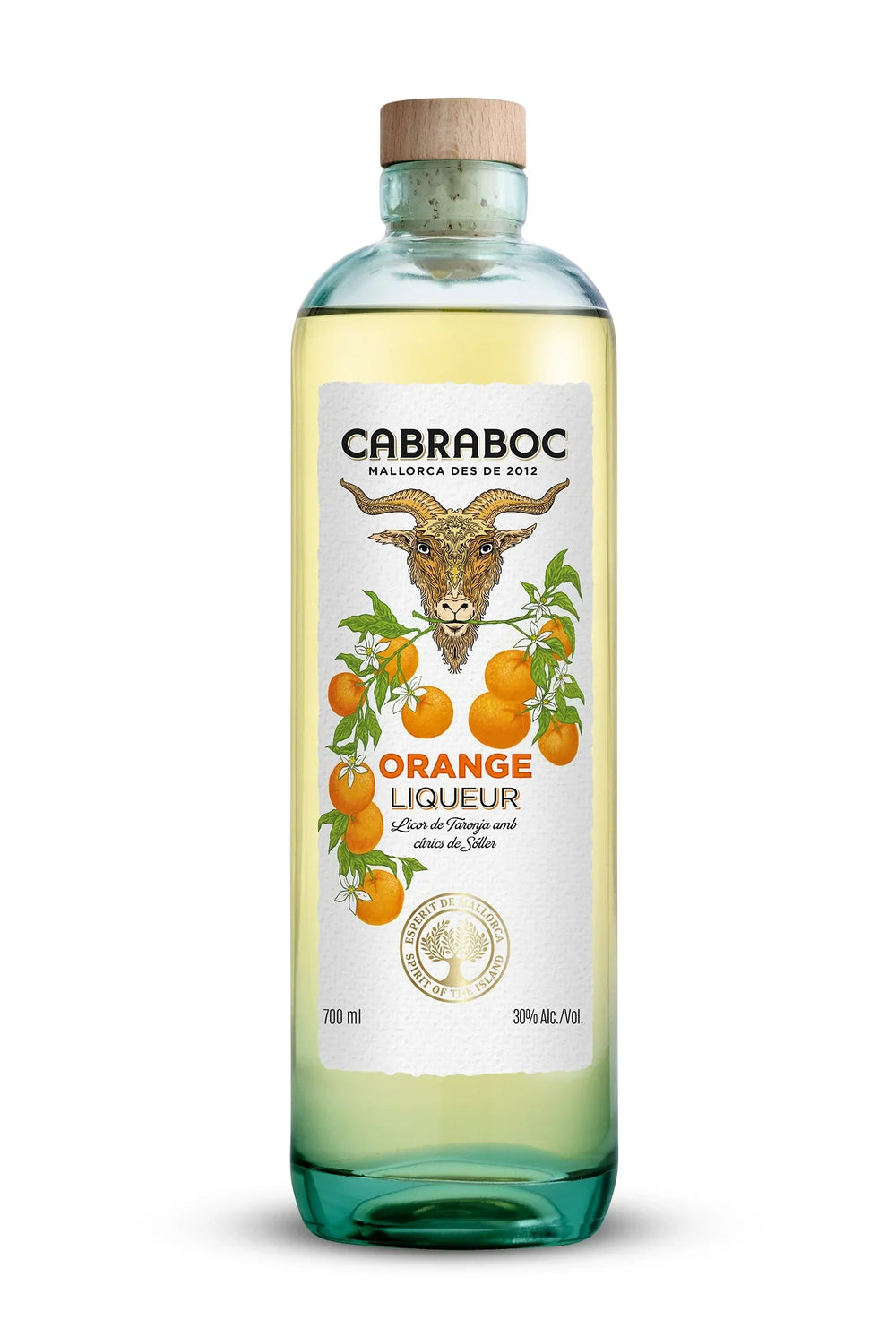 Cabraboc Orange Liqueur Flashe Freisteller