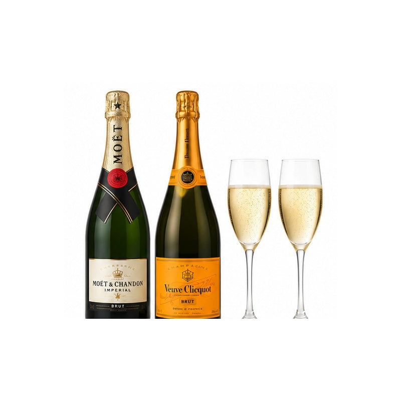 Champagner-Set – Moët & Veuve Clicquot