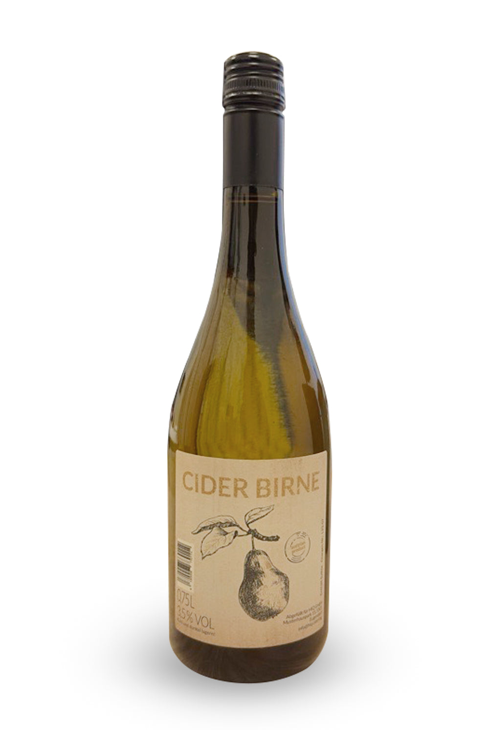 Birnen Cider Flasche Freisteller