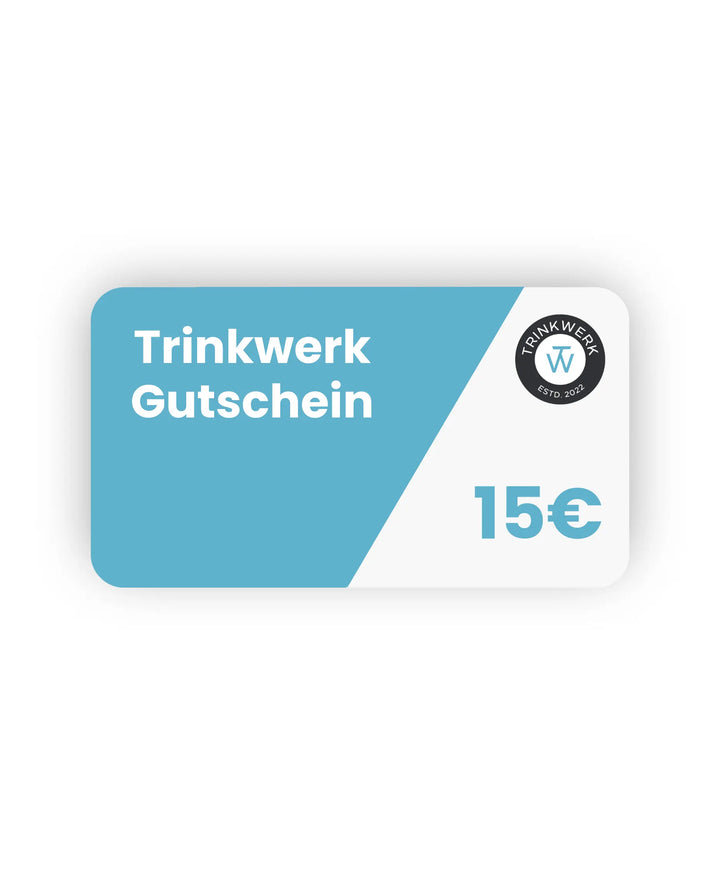 Trinkwerk Gutschein 15 Euro
