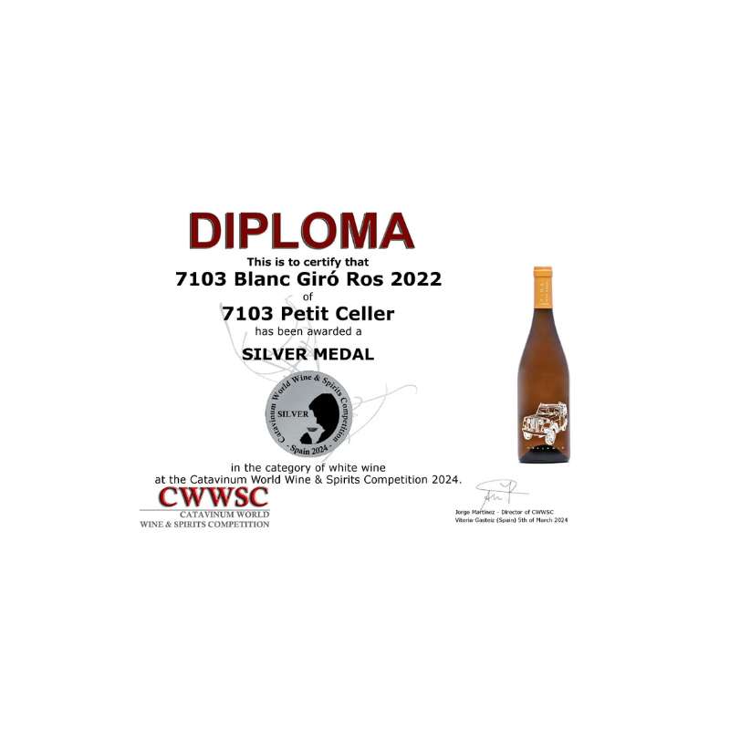 Petit Celler Giro Jove Weißwein Auszeichnung